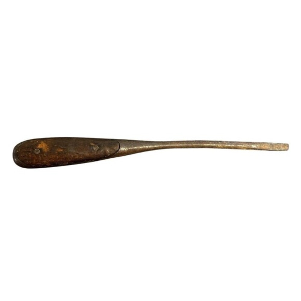 Antique Vintage "Perfect" Style Wood Handle Flat‎ Screwdriver  11 1/2 Inch